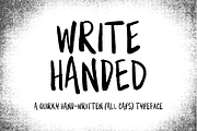 Write Handed, a Font by michlaure (Thumbnail 1 of 2)