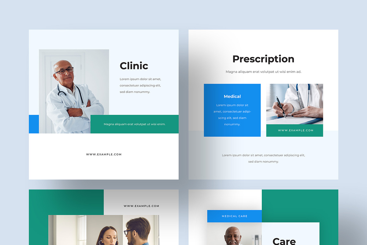 Medical Clinic Instagram Templates preview 2