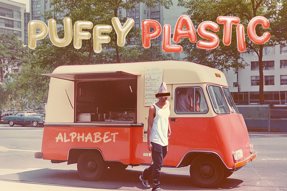 Puffy Plastic alphabet font, a Font by Sonnyfive (Photo 4 of 7)