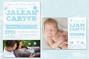 Chalk Baby Shower + Announcement, a Flyer Template by SkyvaraSupply (Thumbnail 3 of 4)