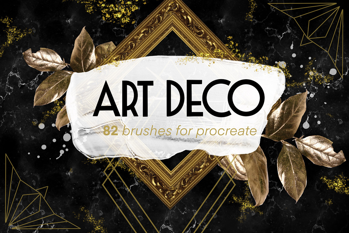 Art Deco Creator Kit, a Brush Add-On by Letter Elfa Studio (Photo 1 of 13)