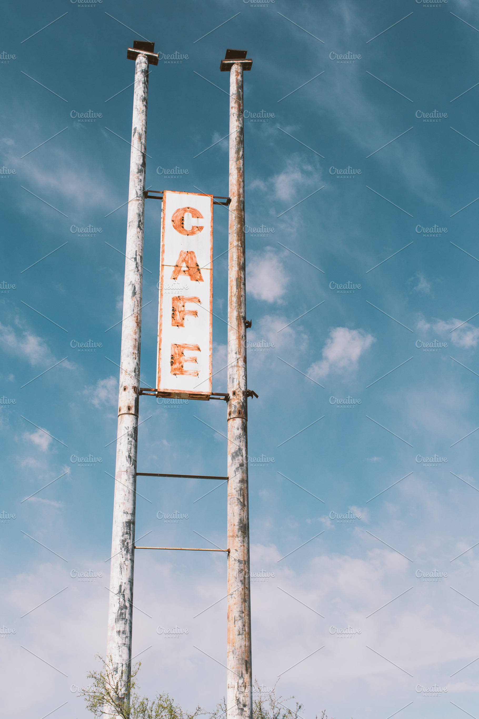 Cafe containing cafe, food, and old sign, a Food & Drink Photo by Heather Nash Photo