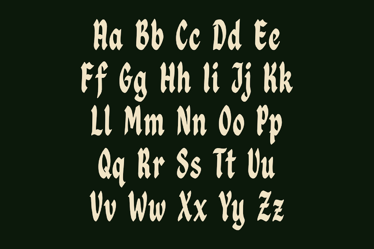 Atronis - Pop Blackletter Fonts, a Blackletter Font by Konstantine Studio (Photo 4 of 5)
