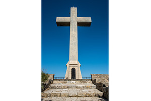 Filerimos Cross pilgrimage site and, a Nature Photo by COLORFUL