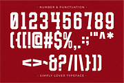 Simply Lover - Display Typeface, a Slab Serif Font by Pian45 Studio (Thumbnail 7 of 8)