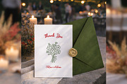 Wedding Thank You Card Canva bd003, a Card Template by TyphoonStudio (Thumbnail 1 of 8)
