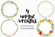 Watercolor Flower Set - Red & Yellow, an Illustration by foxandhazel (Thumbnail 3 of 6)