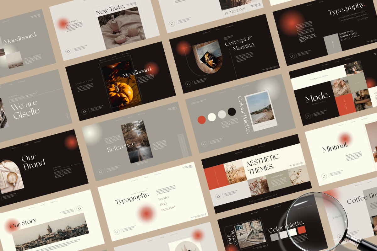 Giselle - PowerPoint Template, a Presentation Template by Secret Visual (Photo 6 of 10)