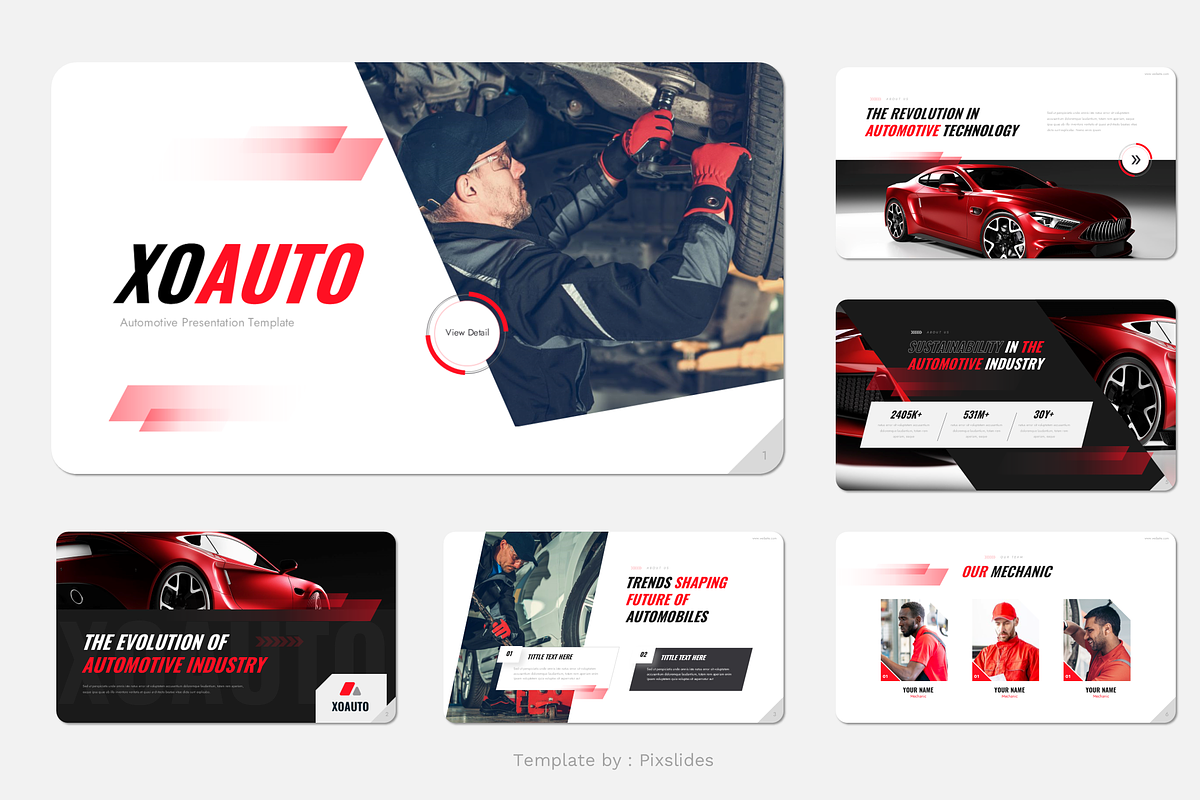 Automotive Keynote, a Presentation Template by Pixslides (Photo 2 of 7)