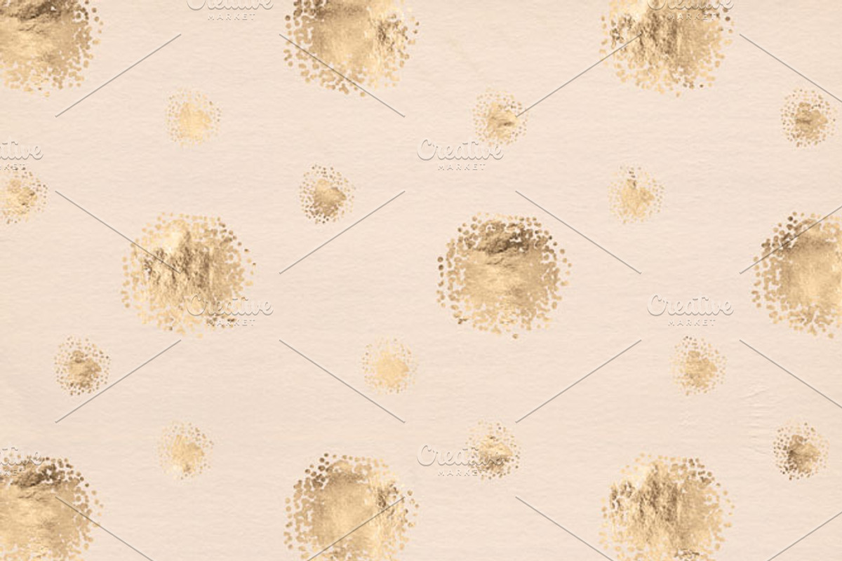 Shimmery Gold & Watercolor Patterns, a Pattern Graphic by Blixa 6 Studios (Photo 4 of 6)