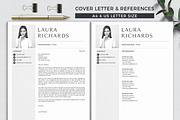 Resume Template CV + Cover Letter, a Resume Template by Klamp Studio (Thumbnail 4 of 7)