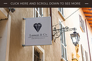 Outdoor White Sign Mockup, a Product Mockup by Lemon Workshop (Thumbnail 2 of 2)