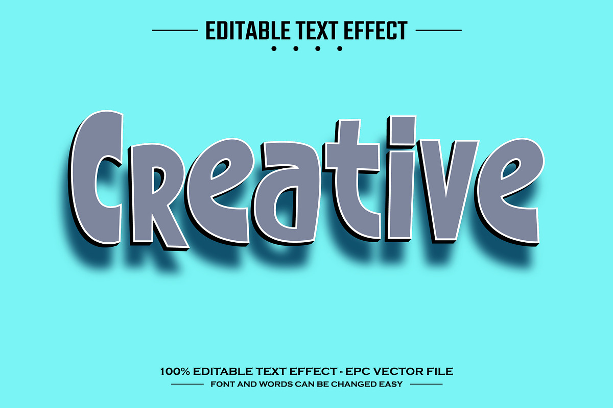 Omg 3D editable text effect template, a Layer Style Add-On by nicemorning (Photo 3 of 3)