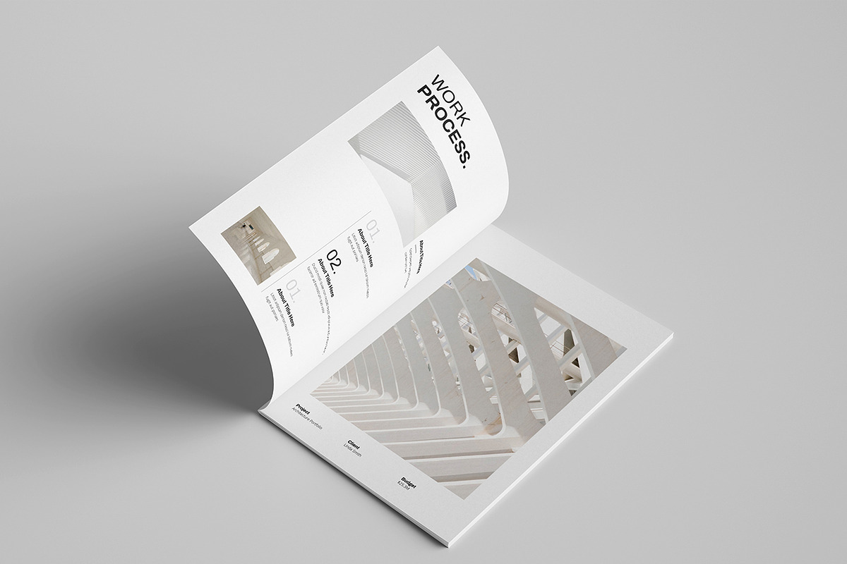 Architecture Portfolio Template, a Brochure Template by Spark_Creative (Photo 7 of 14)