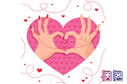 Eternal Love Red Thread, a Person Illustration by MISS CHATZ (Thumbnail 1 of 3)