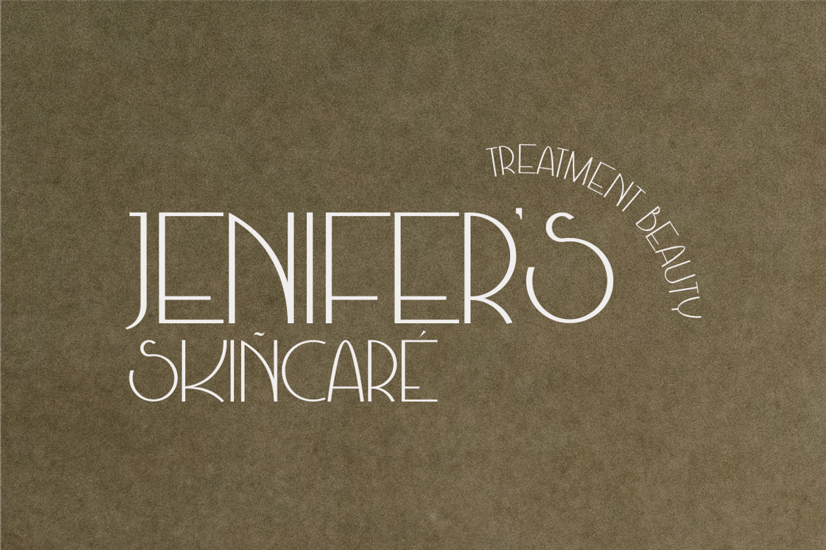 Skincare Beauty Font Style, a Sans Serif Font by Monoletter Studio (Photo 2 of 5)