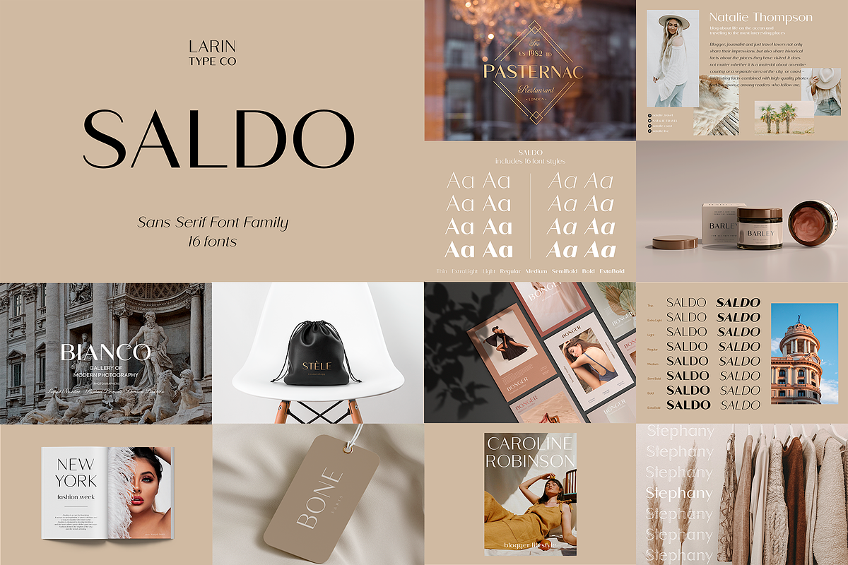 Sans Serif Bundle, a Sans Serif Font by Larin Type Co. (Photo 7 of 12)