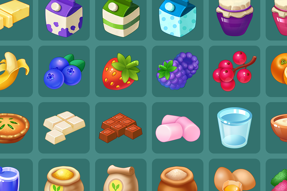 Ingredients Casual Icons, an Object Graphic by KartInnka (Photo 1 of 2)