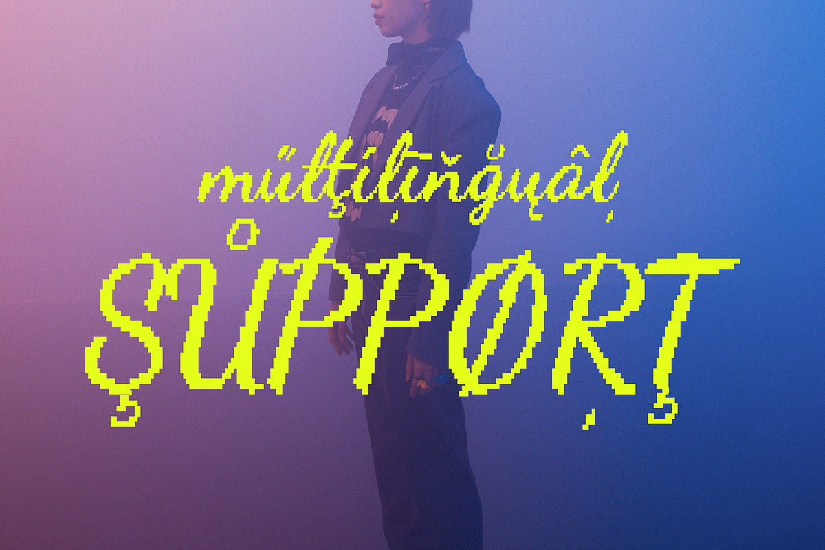 Dreamer Culture is a pixel script, a Script Font by BilberryCreates (Photo 11 of 11)