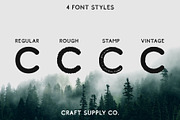 Comodo Font Family + Illustrations, a Sans Serif Font by Craft Supply Co. (Thumbnail 4 of 10)