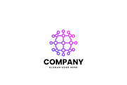 Modern AI Neural Net Logo, a Branding & Logo Template by HueNestify (Thumbnail 1 of 3)