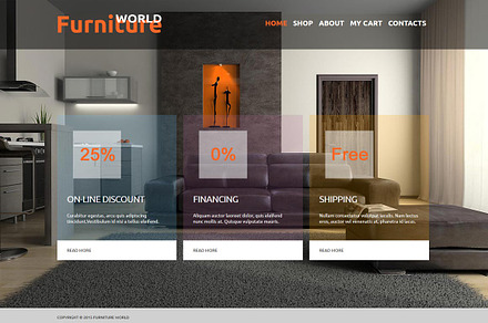 Furniture World - eShop Joomla Theme