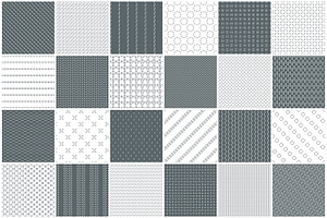 Minimal striped seamless patterns, a Pattern Graphic by ExpressShop