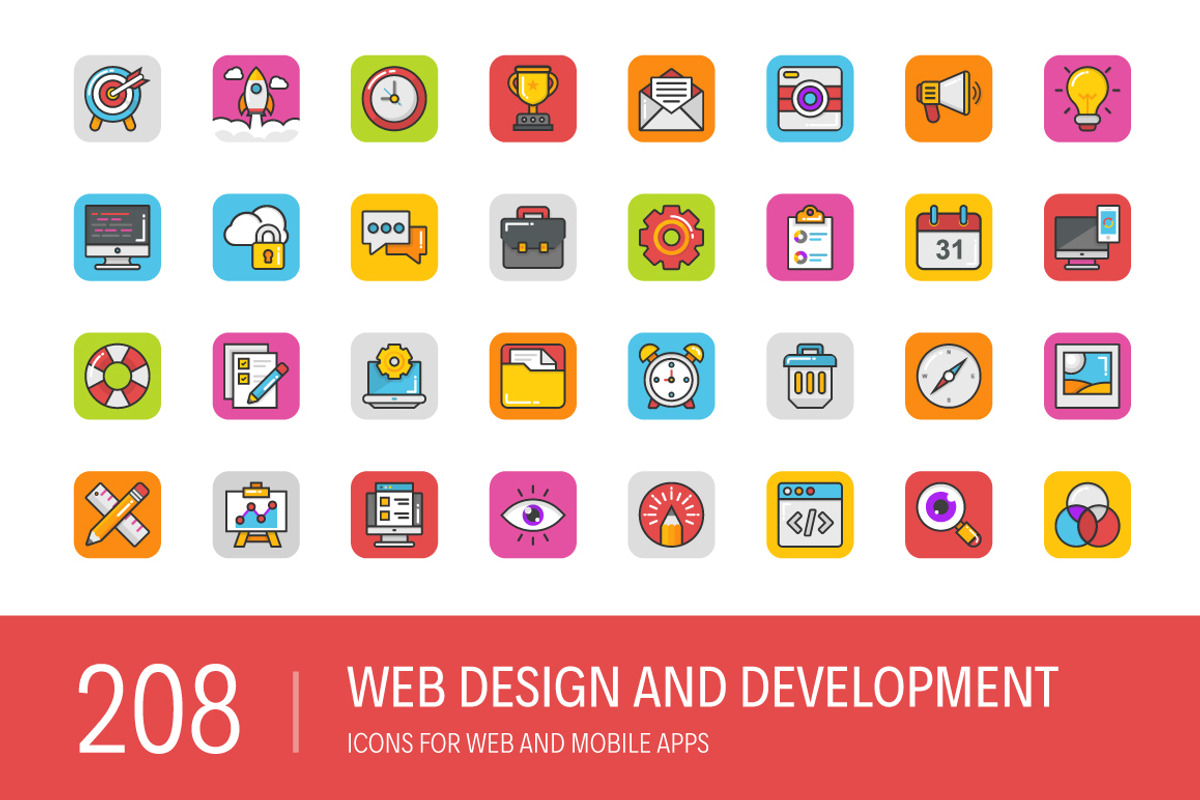 208 Web Design and Development Icons, a Duotone Icon by Vectors Market (Photo 1 of 6)