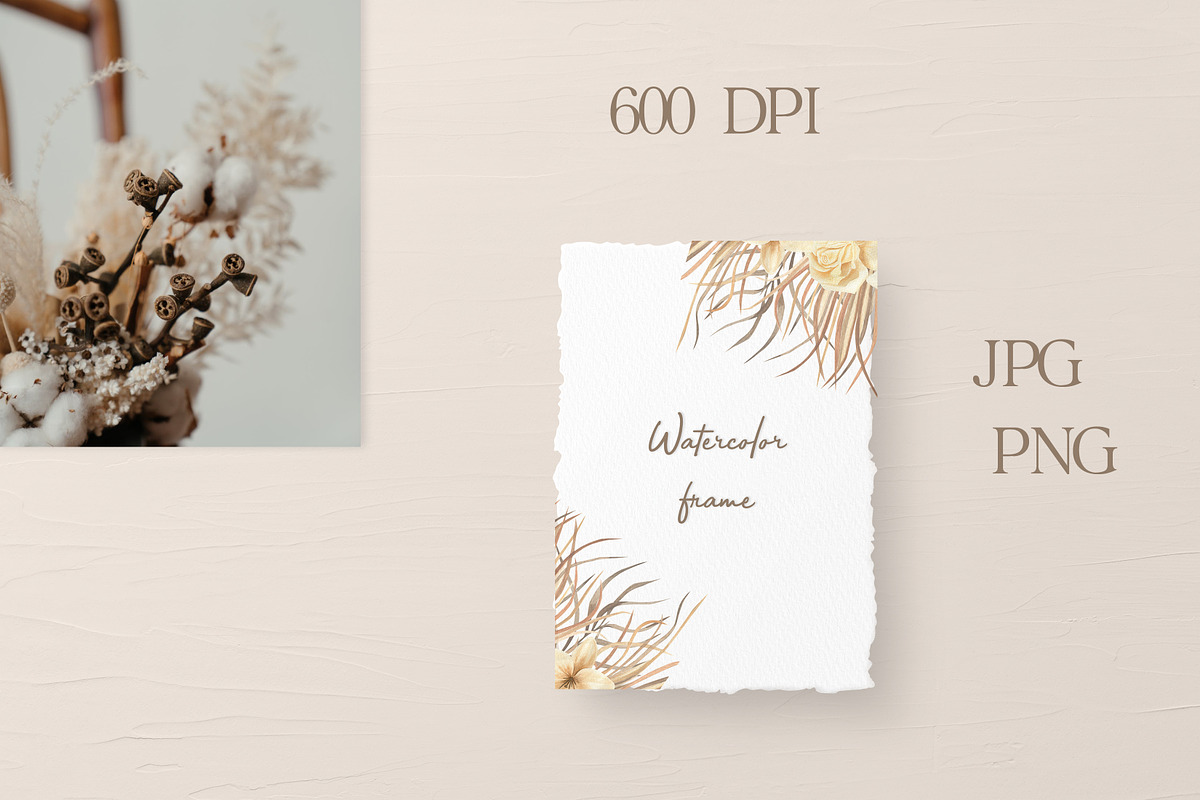 Watercolor boho collection, a Decorative Illustration by ViolettaKh (Photo 5 of 14)