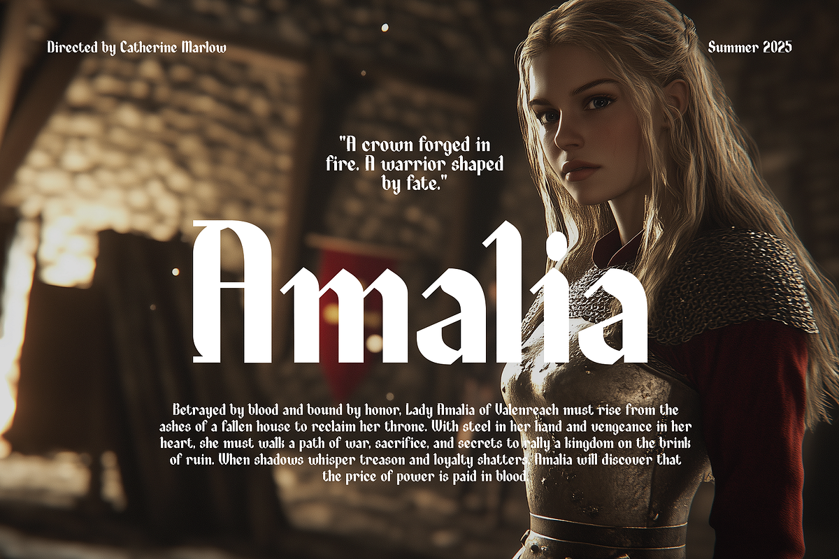 Dragonhelm - Medieval Typeface, a Serif Font by HipFonts (Photo 3 of 10)