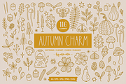 Autumn Charm Kit, a Seasonal Illustration by miumiu (Thumbnail 1 of 15)
