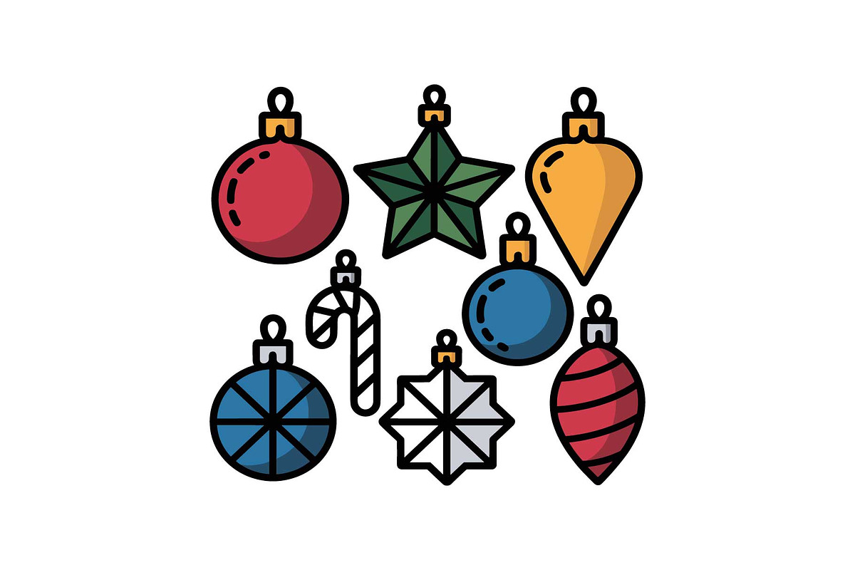 Colorful Christmas Ornament Pattern, a Graphic by yasushie (Photo 15 of 16)