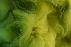 Smoke fluid blur fume wave green paint underwater, a Background Photo by Photo Drive Studio