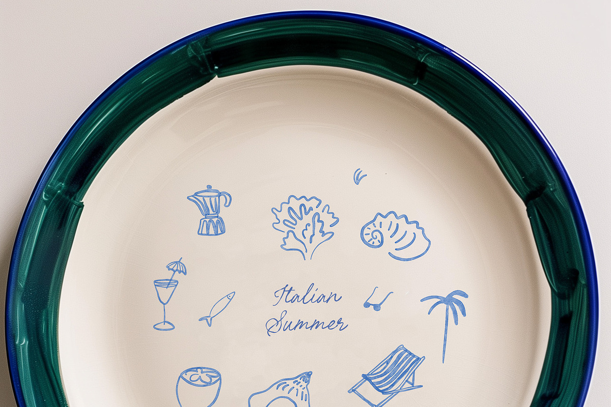 COASTAL BLUE Summer Icons & Frames, an Object Graphic by Lana Elanor (Photo 5 of 9)