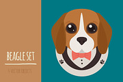 beagle set, an Object Graphic by adi katz (Thumbnail 3 of 5)