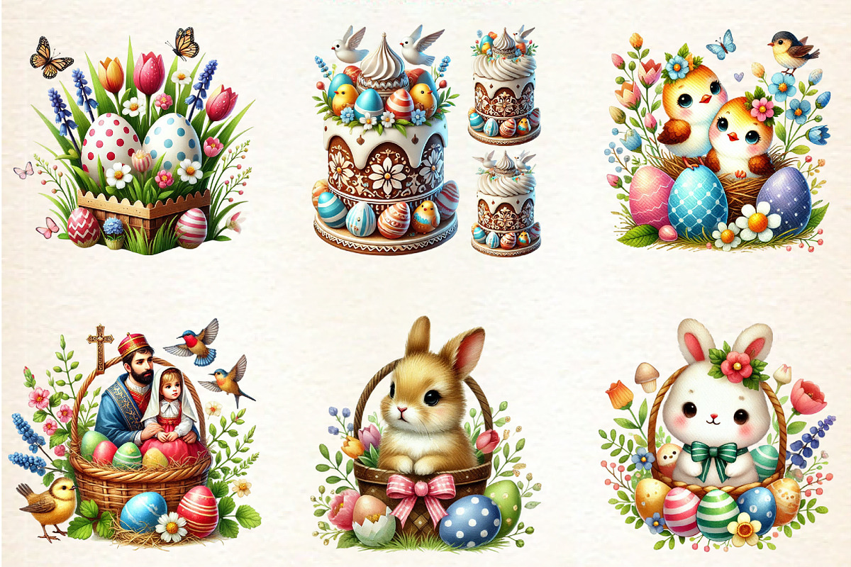Easter Coquetter Png, Easter Png, an Illustration by DreamArtGraphic (Photo 3 of 5)