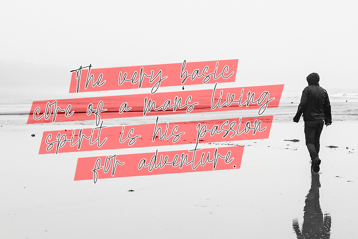 Risling Handwritting Script Font, a Handwritten Font by Vampstudio (Photo 9 of 12)