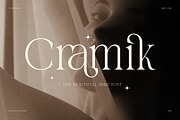 Cramik Elegant Serif Display Font, a Serif Font by Perfectype (Thumbnail 1 of 8)