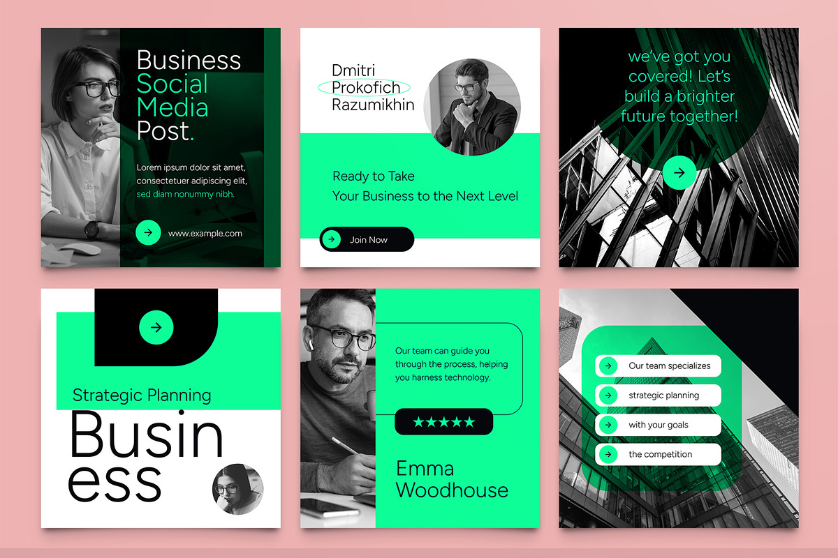Business Social Media Post Template, a Social Media Template by ContestDesign (Photo 2 of 3)