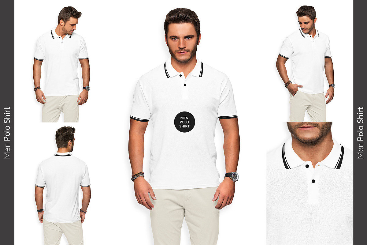 POLO SHIRT BUNDLE 29xMock-ups + DEMO, a Books & Magazine Mockup by Apparel_Mockups (Photo 9 of 29)