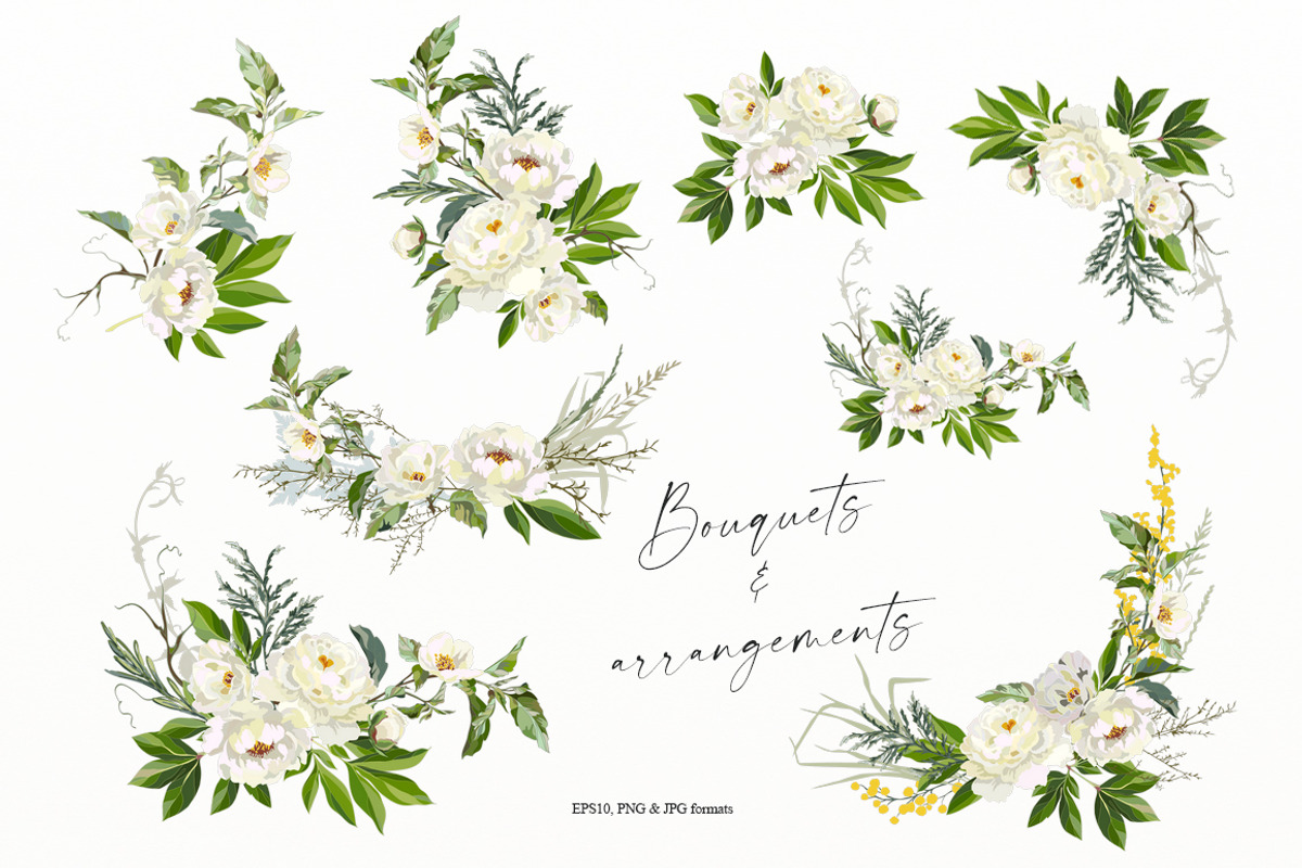 Vector Flower Bundle, a Decorative Illustration by Vasmila (Photo 17 of 20)
