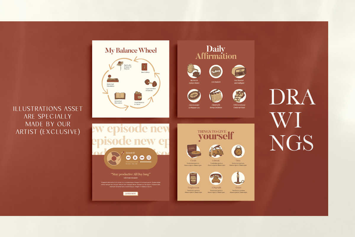 Instagram Creator For Coach CANVA PS, a Social Media Template by Eviory (Photo 18 of 57)
