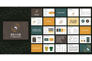 Brand Guidelines Template. Logo