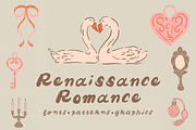Renaissance Romance Patterns & Fonts, a Pattern Graphic by Liz Kohler Brown (Thumbnail 1 of 11)