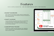 Standard Biweekly Budget - Green, a Templates & Theme by The Creative Plans co (Thumbnail 3 of 10)