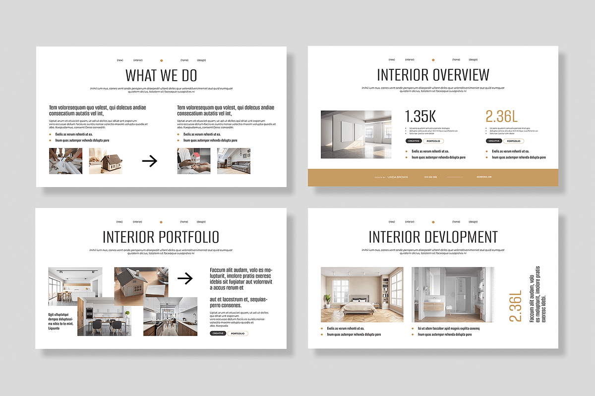 Interior Design Presentation, a Presentation Template by MightyDesign (Photo 3 of 8)
