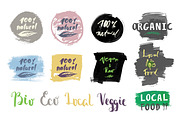 Ecology & Natural Logo Set 40+ Items, a Food Illustration by Moo Graphics (Thumbnail 3 of 3)