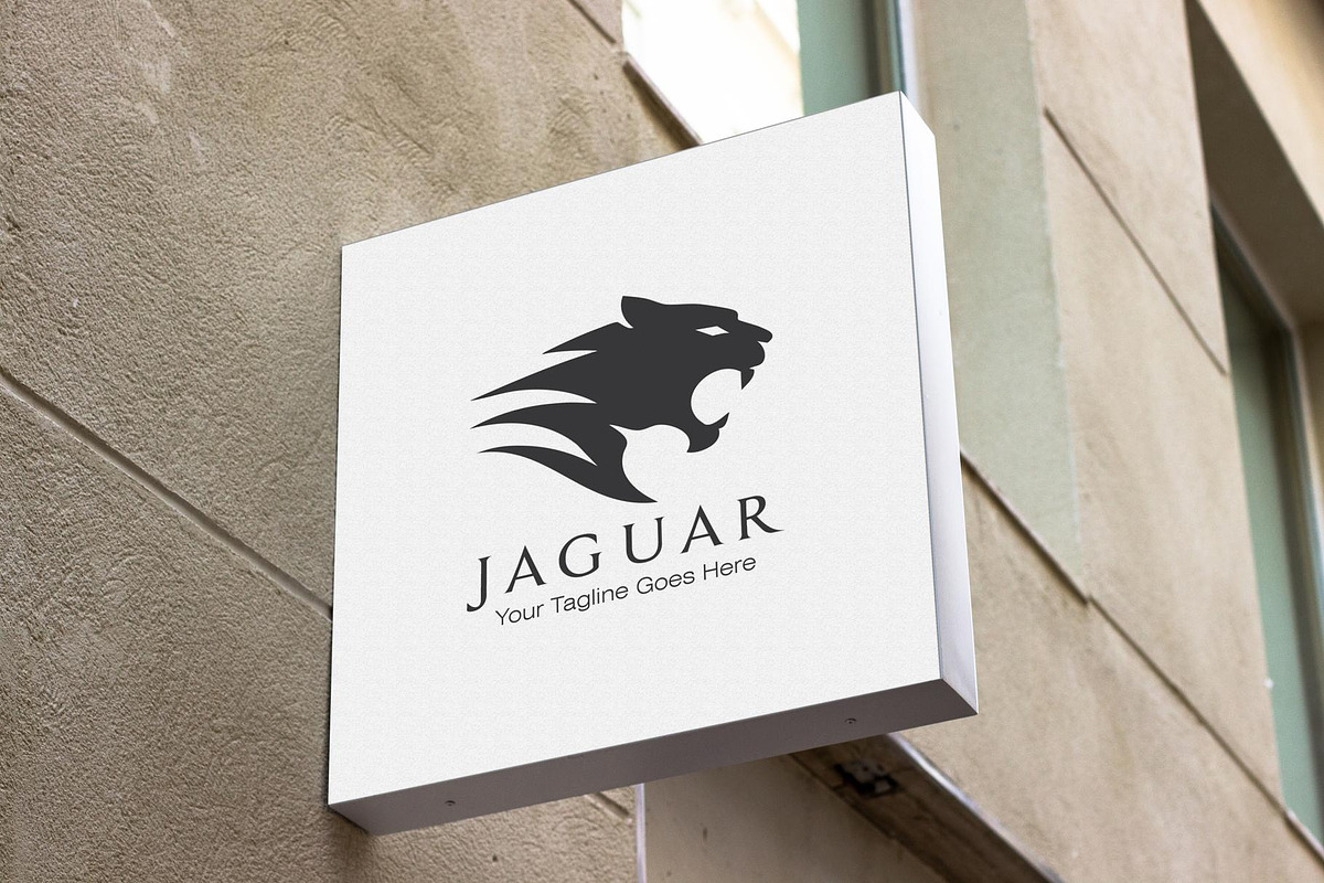 Minimalist Modern Jaguar Head Logo, a Branding & Logo Template by YUDesignStore (Photo 3 of 9)