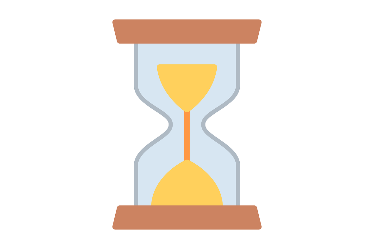 Hourglass Flat Icon, a Duotone Icon by Pexelpy (Photo 2 of 2)