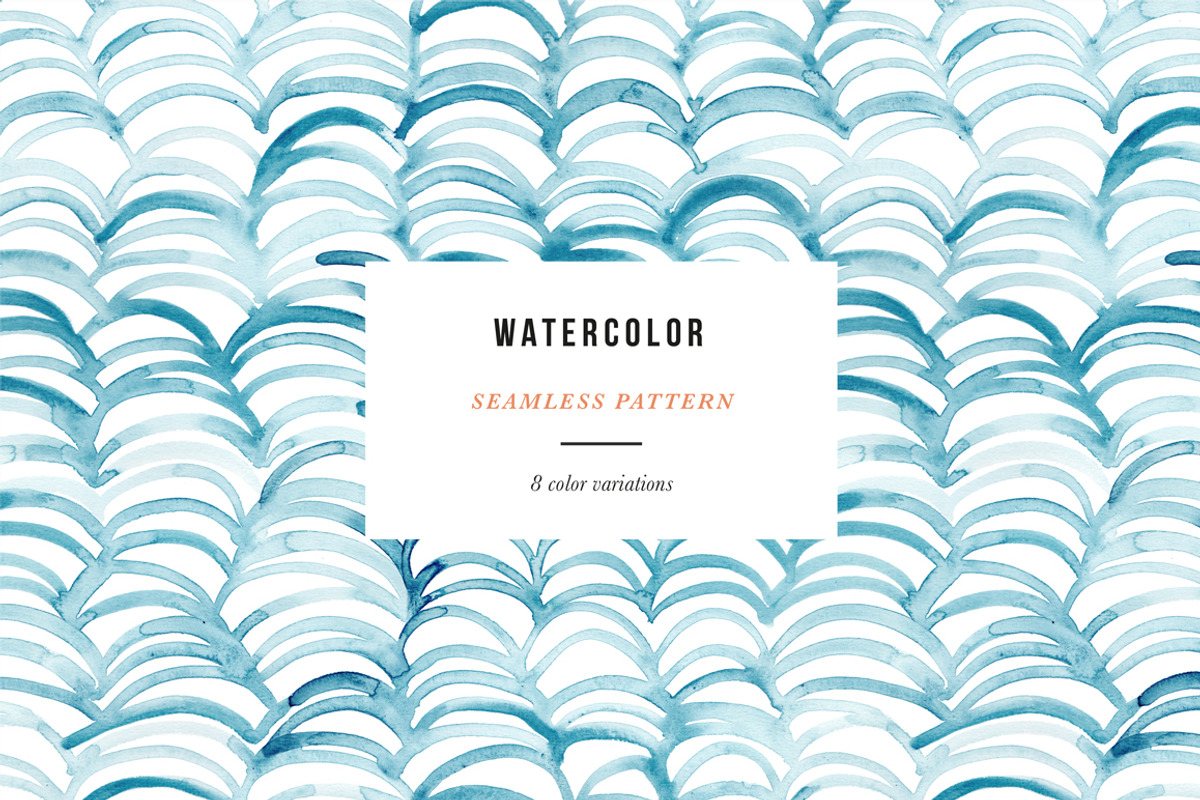Watercolor pattern, a Pattern Graphic by Magnia (Photo 1 of 3)